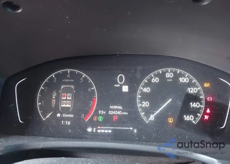 2025 Honda Civic Sport z USA, uszkodzony, nr VIN 2HGFE2F54SH506392